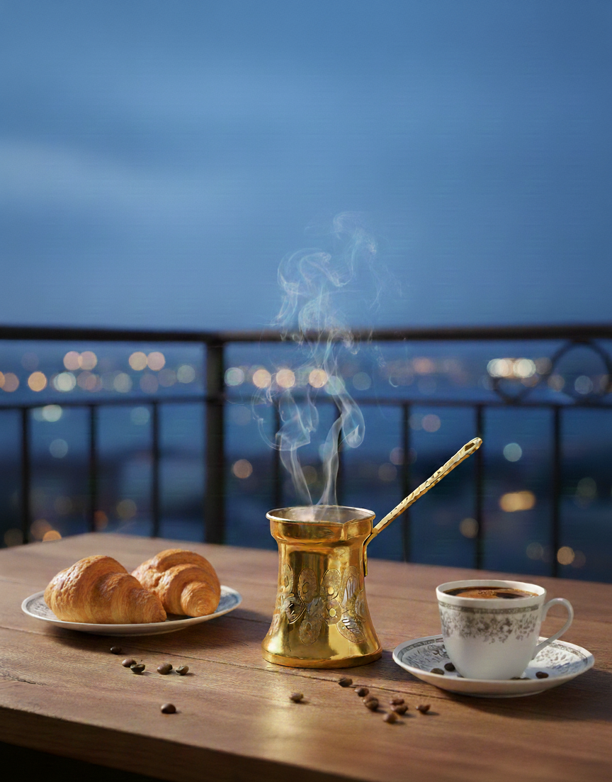 Mokka Kaffeekanne aus Kupfer – handgemachte Cezve / Ibrik